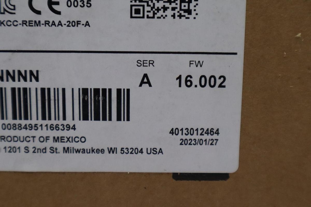 20F11NC060AA0NNNNN PowerFlex 753 40 HP DRIVE VFD NEW 2023 STOCK 1801-A