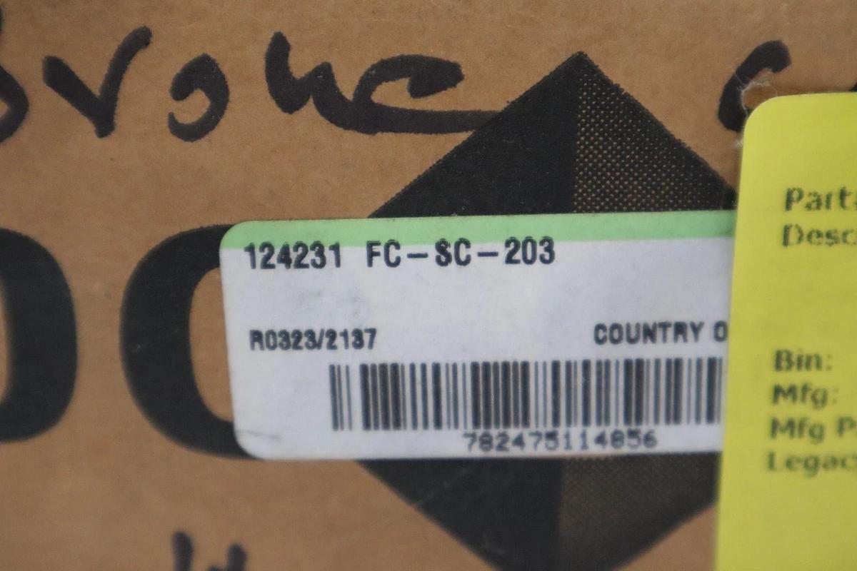 Used NEW DODGE 124231 FC-SC-203 FLANGE BALL BEARING - STOCK 1670CC