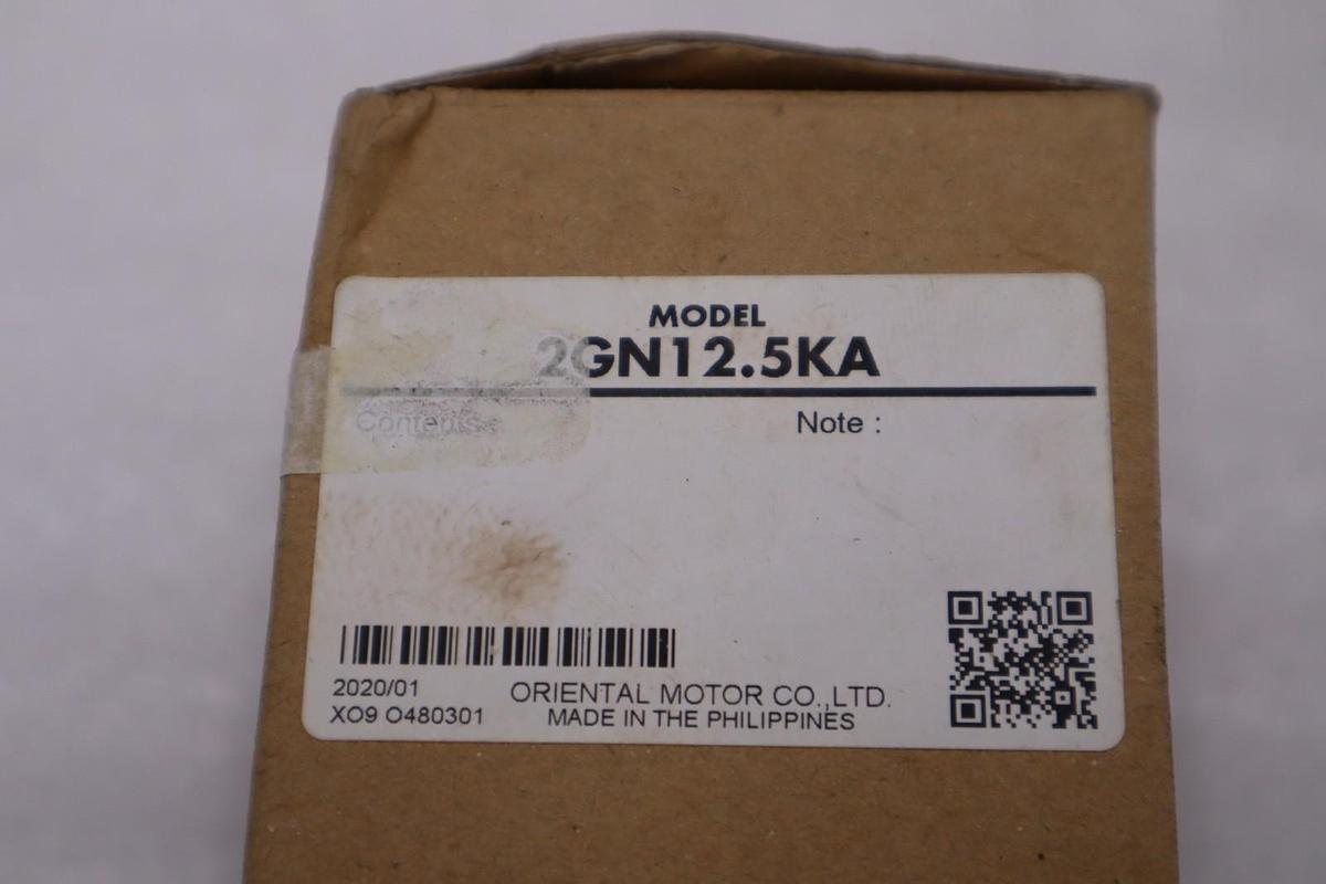 Used ORIENTAL MOTOR 2GN12.5KA / 2GN125KA (NEW IN BOX) STOCK H925A