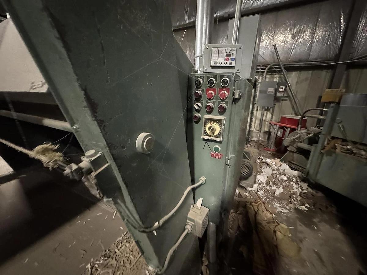 Used MAREN COMPLETE SHREDDING & BALING SYSTEM BALER SHREDDER SYSTEM WITH DUMP