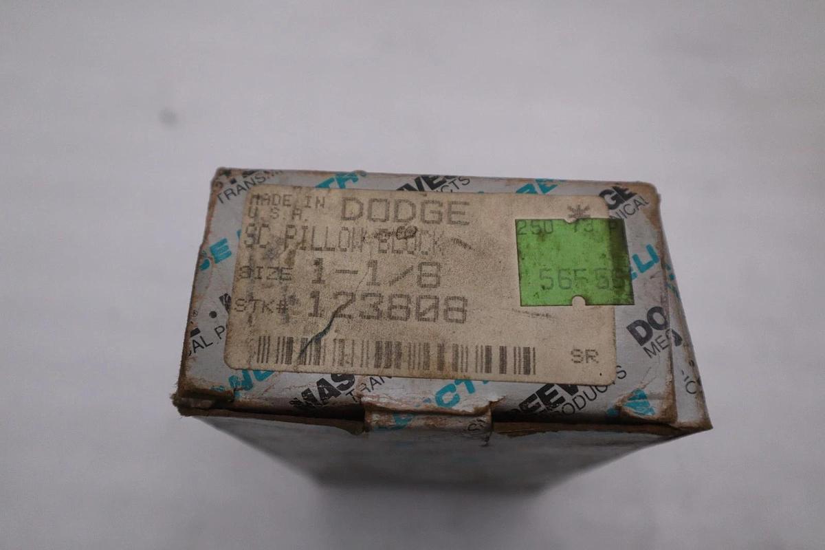 NEW OPEN BOX Dodge SC Pillow Block Bearing 1 1/8 Inside 123808 STK CC125