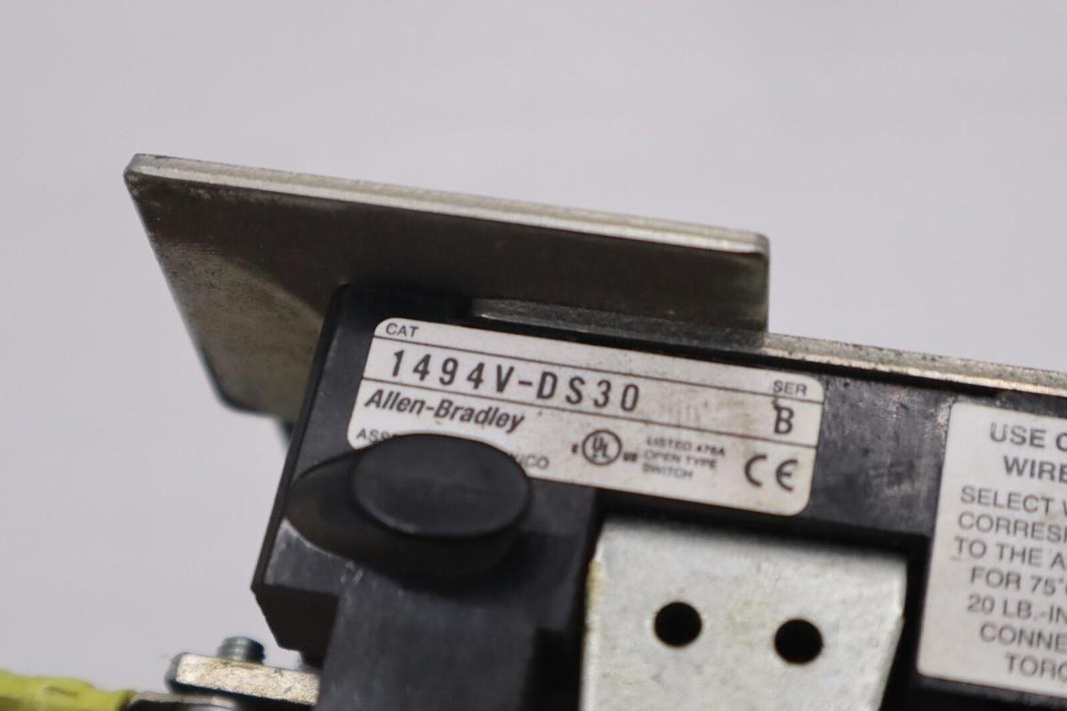 Used Allen Bradley 1494V-DS30 Disconnect 30 Amp 600 VAC Ser. D STOCK 5848