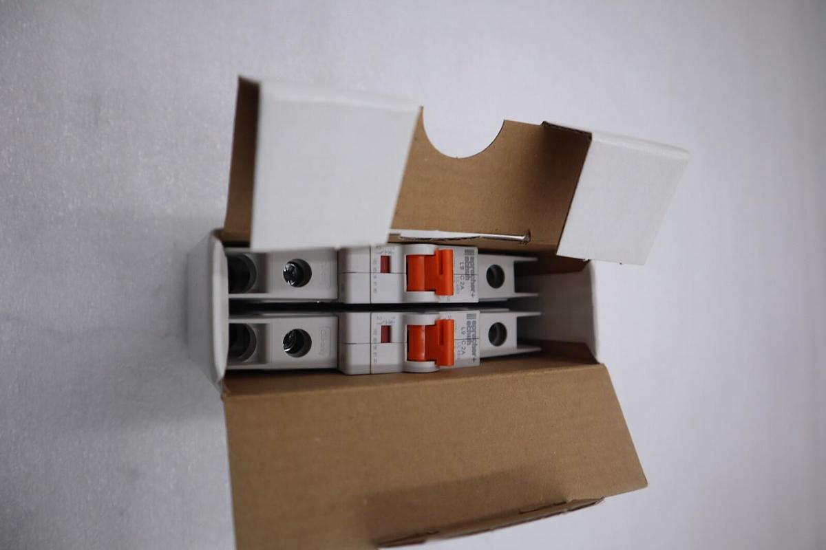 Used (BOX OF 2) Sprecher + Schuh L9-1/1/C Ser B Circuit Breaker 1-Pole NOB #G665A