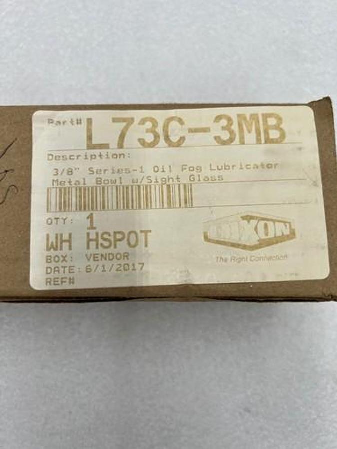 Dixon L73C-3MB 3/8" METAL BOWL W/SIGHT GLASS #K-1993