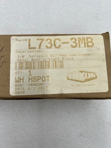 Dixon L73C-3MB 3/8" METAL BOWL W/SIGHT GLASS #K-1993