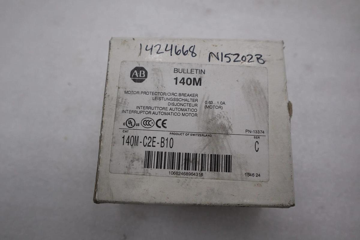 ALLEN BRADLEY 140M-C2E-B10 SER.C CIRCUIT BREAKER, MOTOR PROTECTOR (14 AVAILABLE)