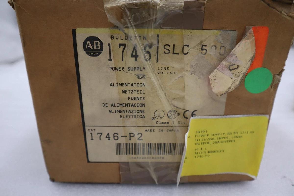 Allen Bradley 1746-P2 Chassis Power Supply PLC - NEW IN BOX - STOCK 1420CC