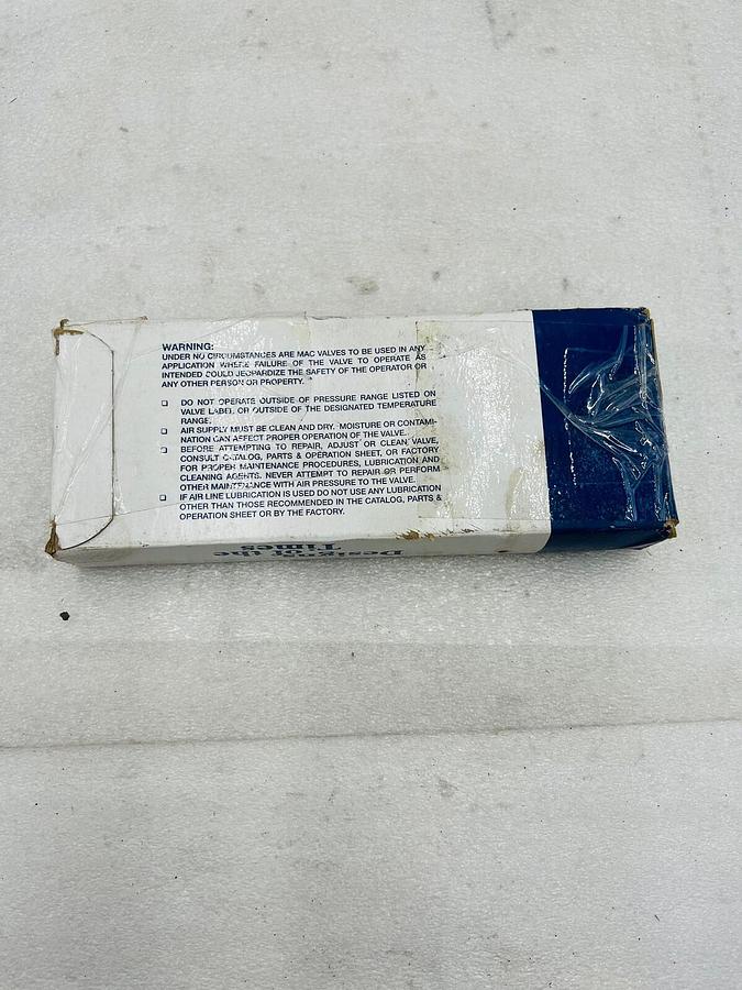 MAC 811C-PM-111JB-172 / PME-111JB VALVE STOCK 3955
