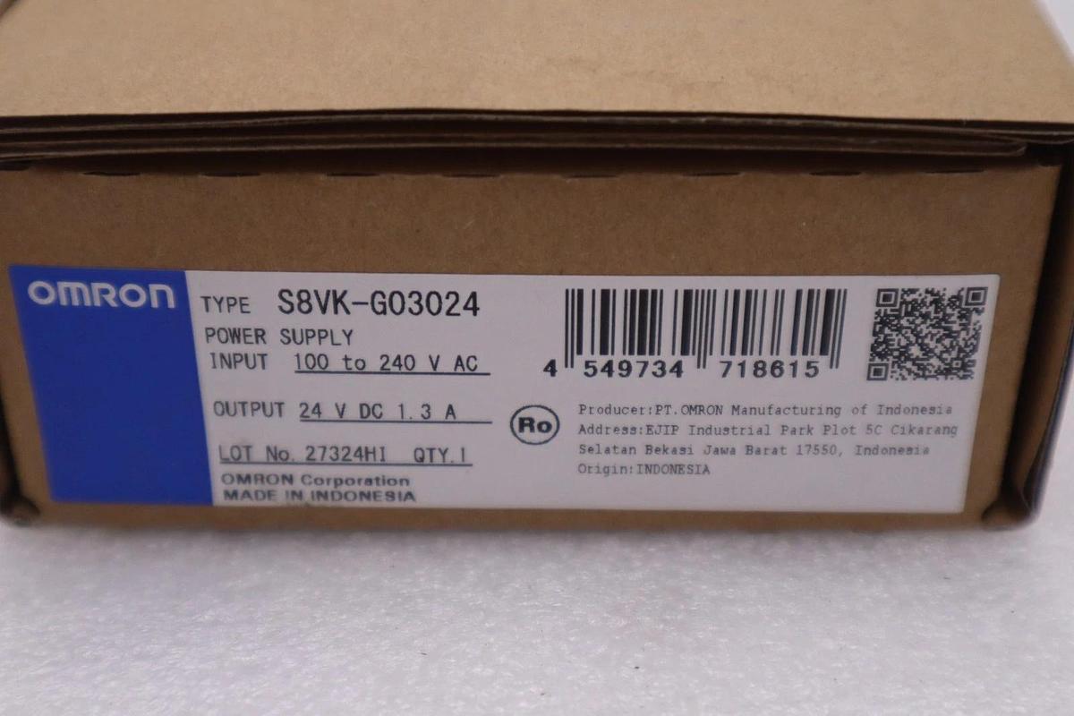 Used Omron S8VK-G03024 Power Supply 100-240VAC/90-350VDC Input - STOCK GF565A