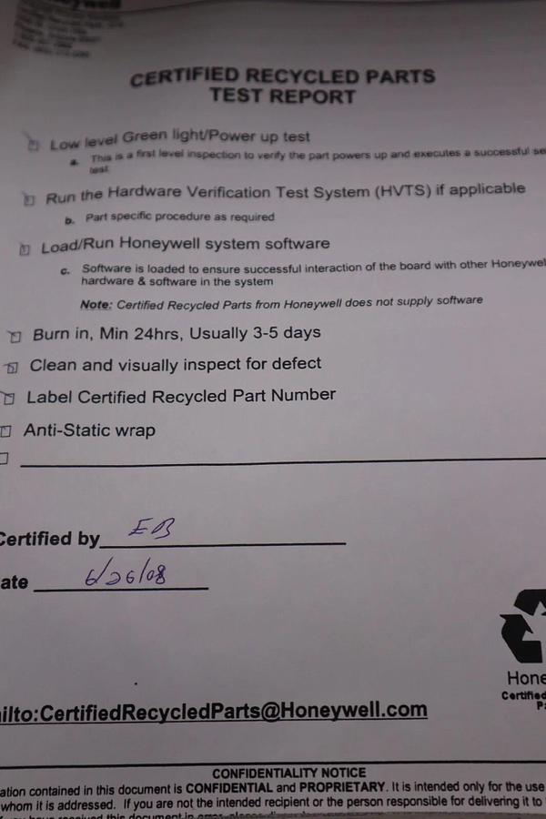 Refurbished NEW HONEYWELL MEASUREX 51401288-200 POWER BOARD STOCK G174