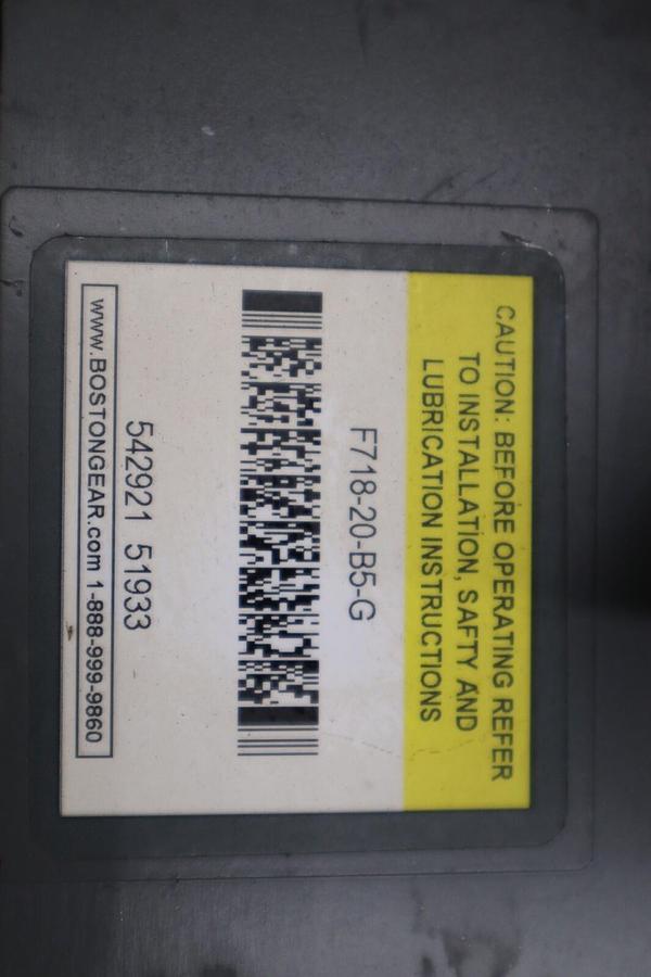 Used NEW ALTRA INDUSTRIAL MOTION F718-20-B5-G SPEED REDUCER STOCK 3029A