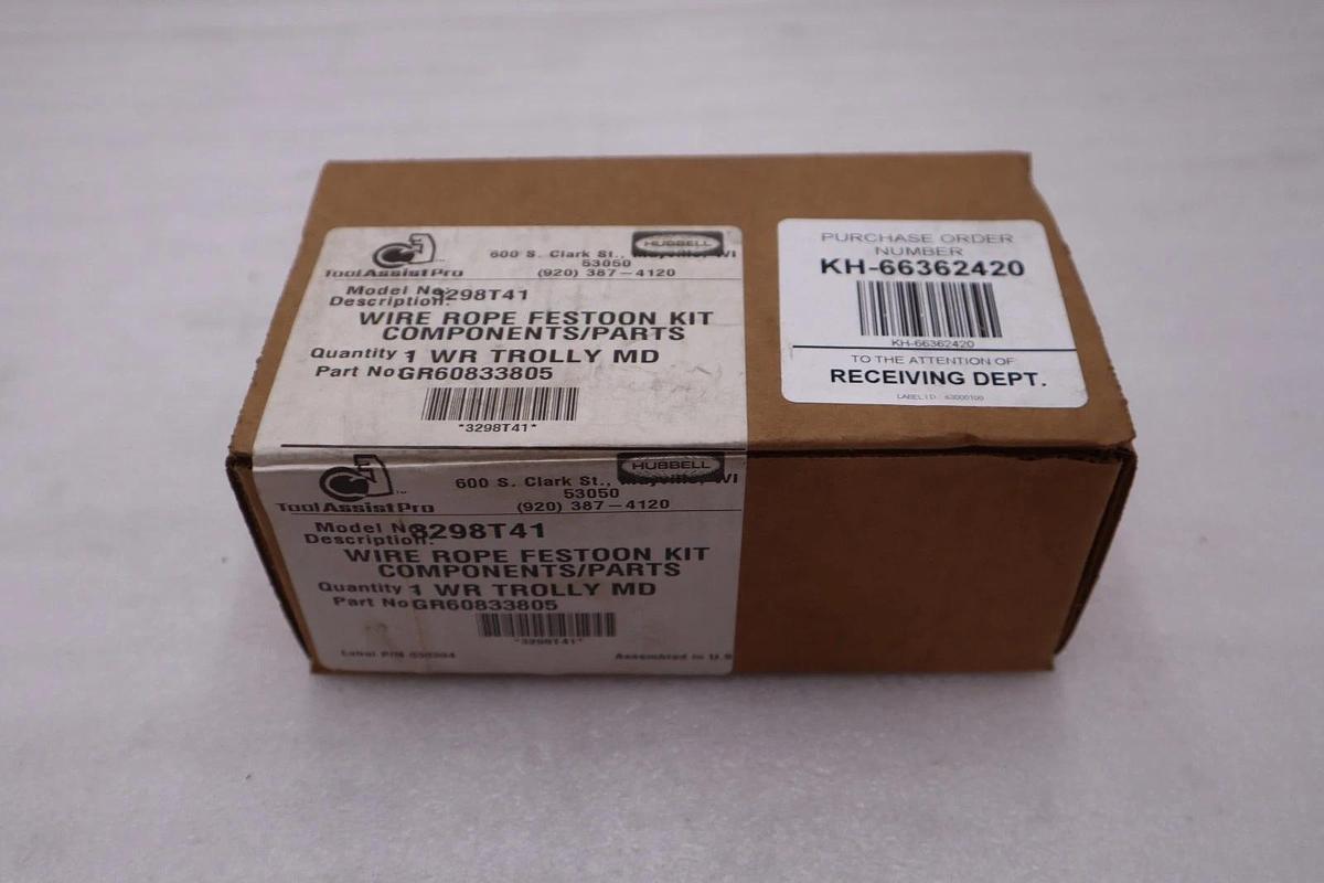 HUBBELL 3298T41 WIRE ROPE FESTOON KIT - NEW - STOCK GF1289
