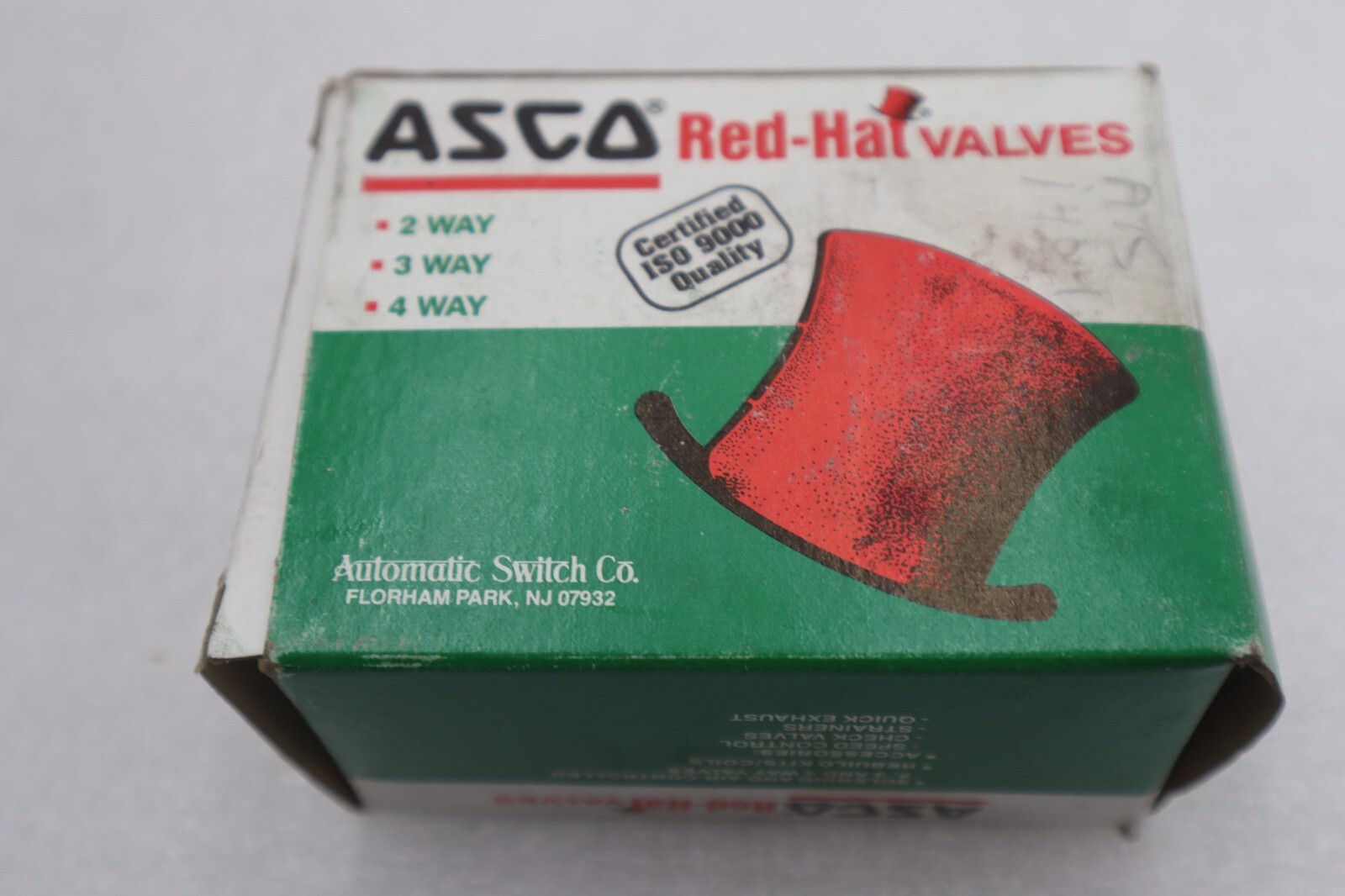 Used NEW OPEN BOX ASCO 8263C3 Red Hat II Solenoid Shutoff Valve 3/8" STK K-2875