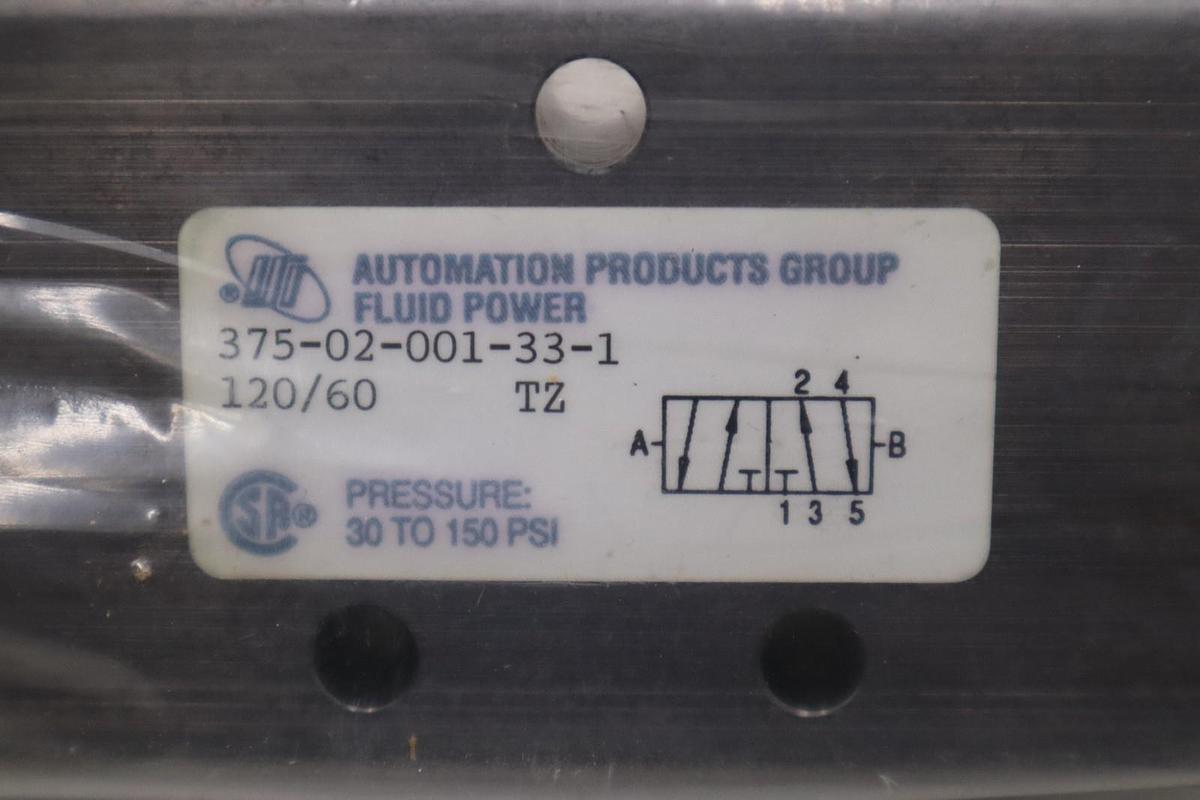 OMNI 375-02-083-68-1 / 37502083681 PNEUMATIC VALVE 110-120 V - STOCK GF695A
