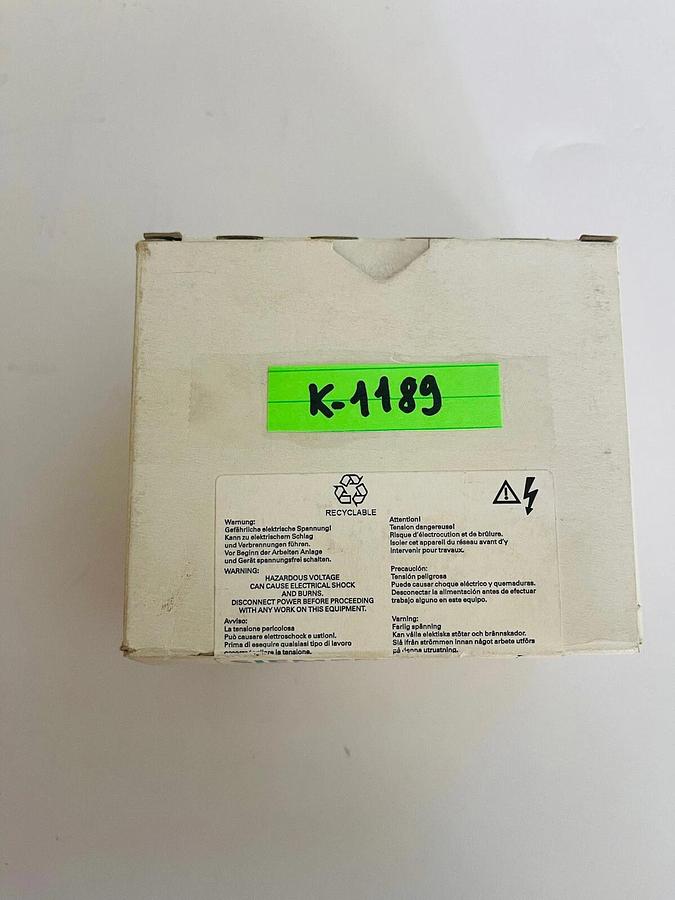 Used SIEMENS SIRIUS OVERLOAD RELAY 3RU1116-1JB0 7-10A 600VAC #K-1189