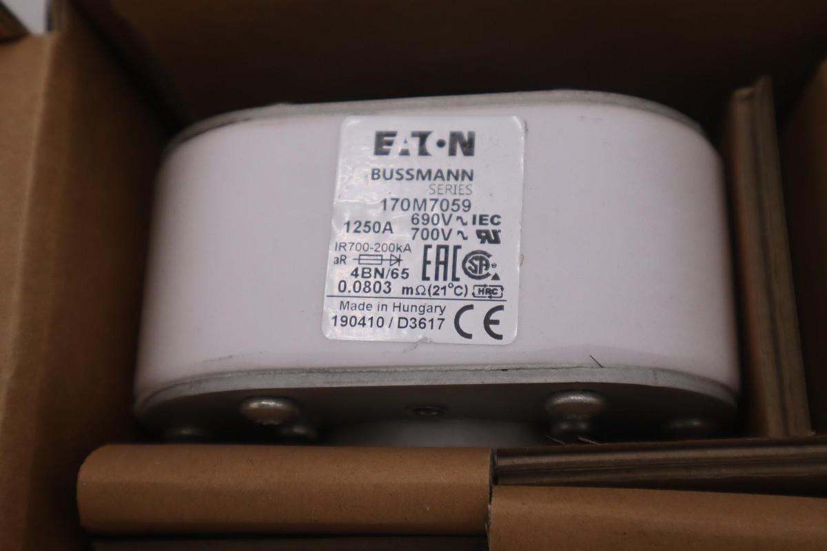 ABB Bussmann 170M7059 FUSE 1250A 690V 4BN/65 AR UC BOX OF 2 - STOCK SGF-235