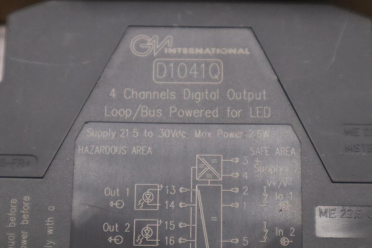 Used NEW GM International D1041Q 4 Channel Digital Output STOCK 5440