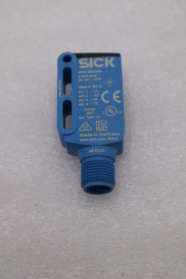 Used SICK WS9-3D2430 PHOTOELECTRIC SENSOR THROUGH-BEAM STOCK H1207A