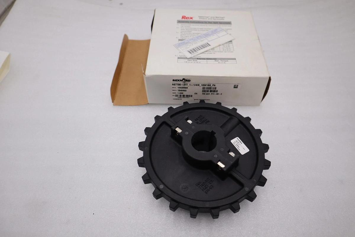 NEW OPEN BOX REXNORD NS7700-21T 1-1/4 IDL SPROCKET STOCK H1876