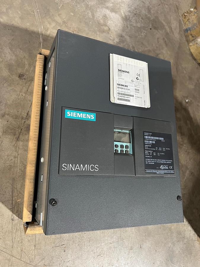 Used Siemens 6RA8075-6FV62-0AA0-Z G00 S01 DRIVE ARMATURE INPUT 50-480VAC - STK CC11