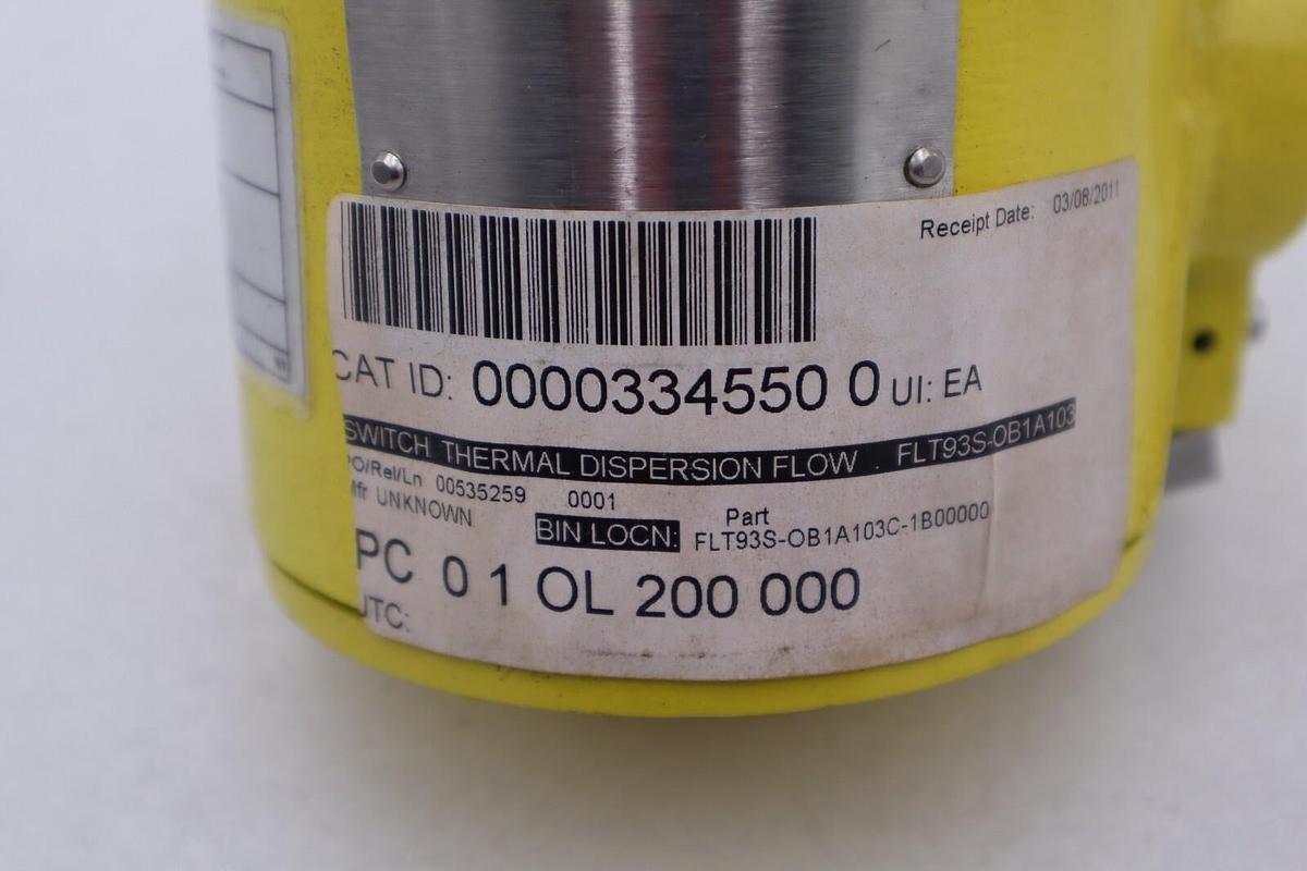 Used FCI FLUID COMPONENTS INTERNATIONAL FLT93A-0B1A103C1B00000 NEW STOCK 025-A