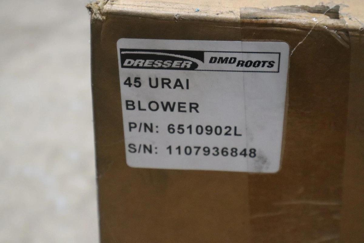 Used 6510902L DRESSER DMD ROOTS Rotary Lobe Blower NEW IN BOX STOCK S-710