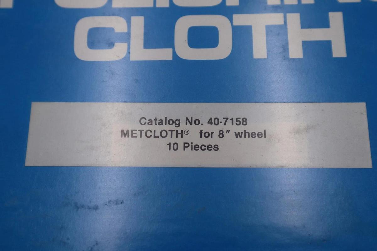 Used Buehler Polishing Cloth For 8" Wheel Selected Silk Cat 40-7158 10 Pieces #K-1735