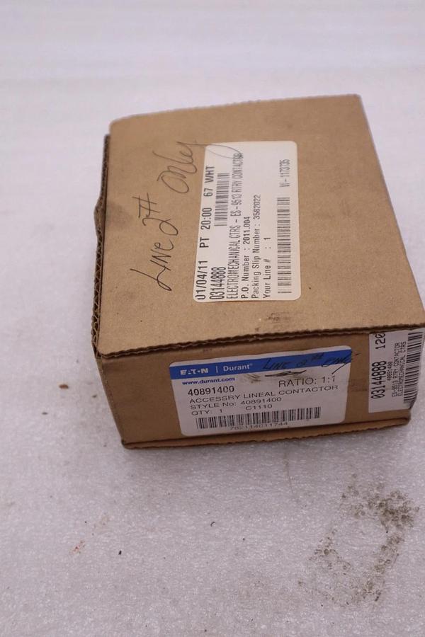 Used DURANT 40891400 LINEAL CONTACTOR NEW IN BOX STOCK 1030B