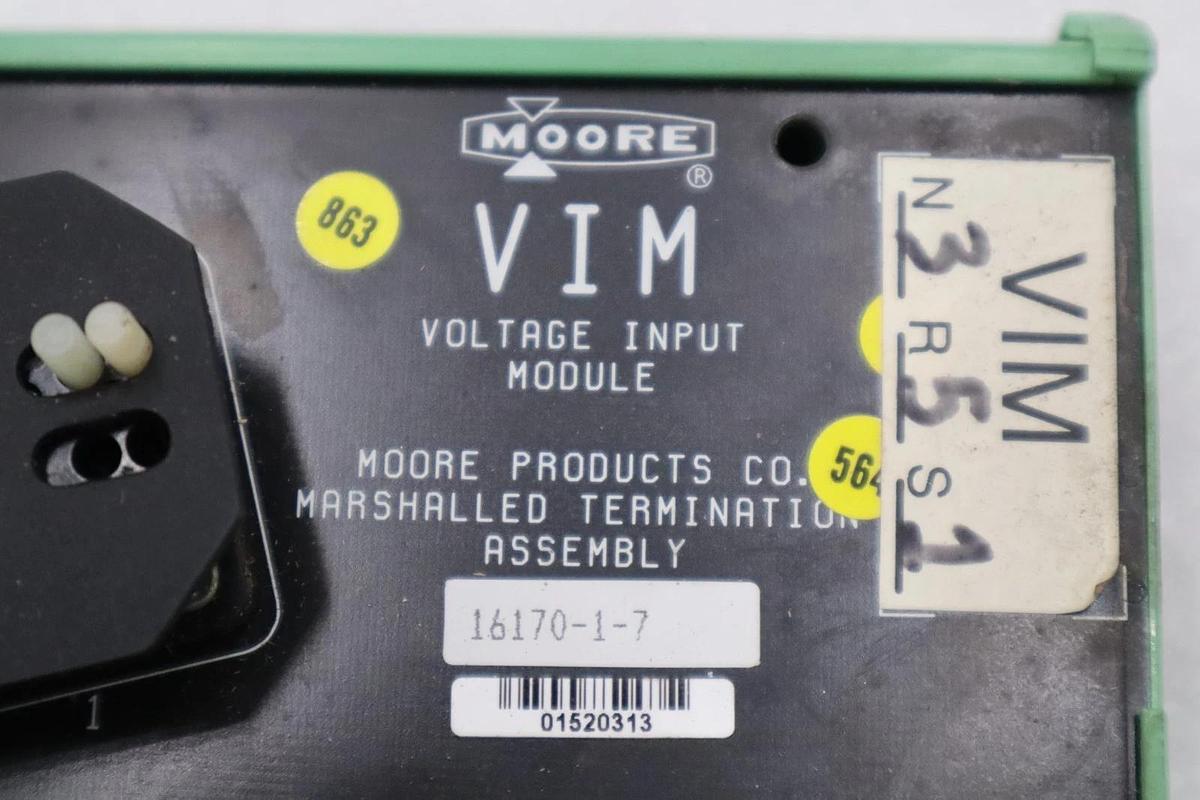Used MOORE 16170-1-7 VIM MARSHALLED TERMINATION ASSEMBLY 1617017 STK H1493