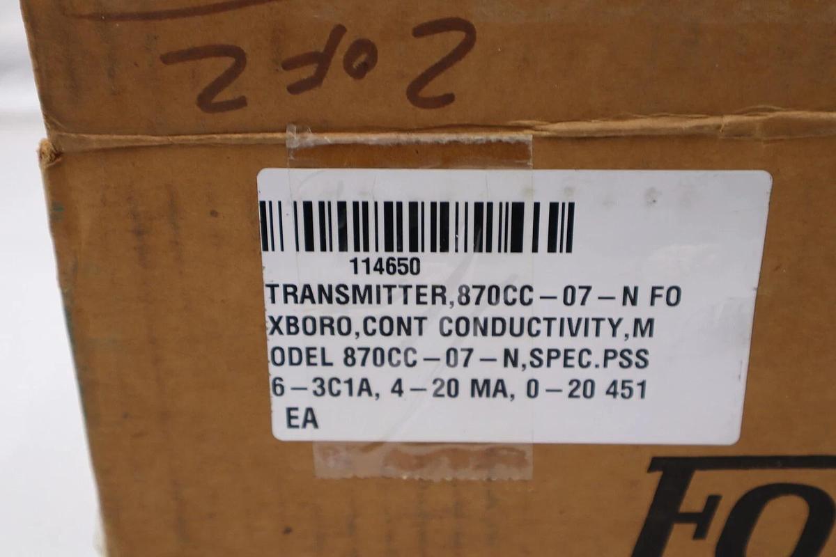 Used NEW Foxboro 870CC-07-N Electronic Transmitter STOCK 2197