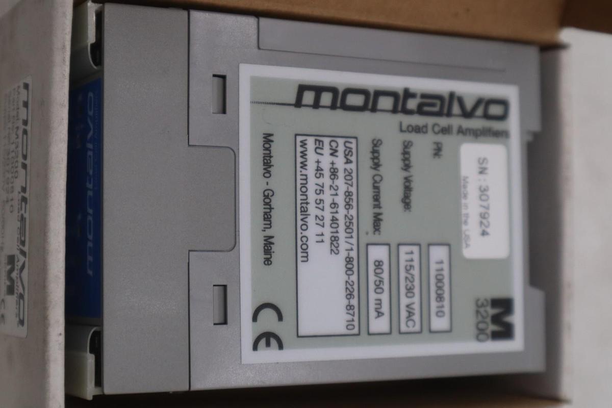Montalvo 11000810 Load Cell Amplifier 115/230 VAC NEW IN BOX STOCK GF-359A