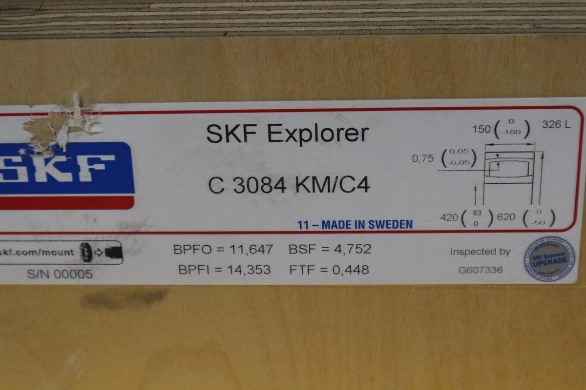 Used C 3084 KM/C4 - SKF EXPLORER - CARB BEARING - FACTORY NEW STOCK S-431