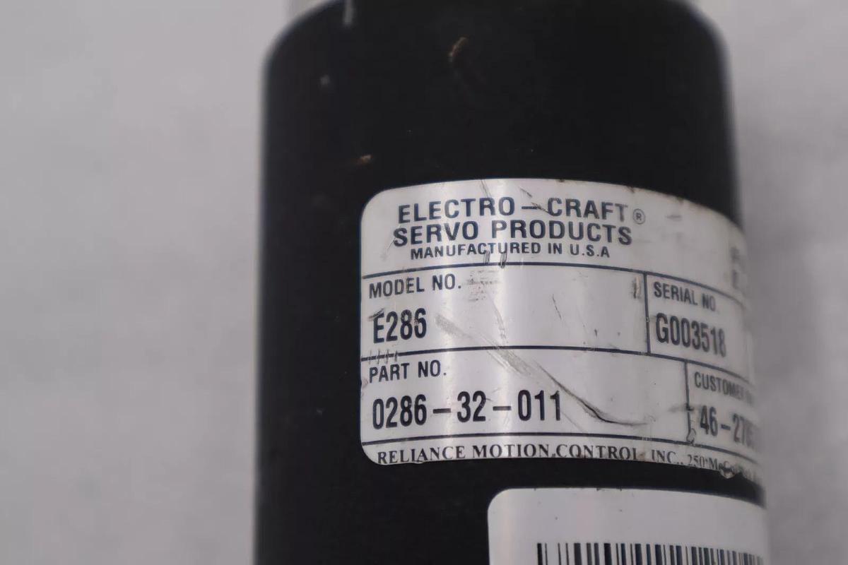Used Reliance Electro Craft Model E286 Brushless Servo Motor STOCK B-1566
