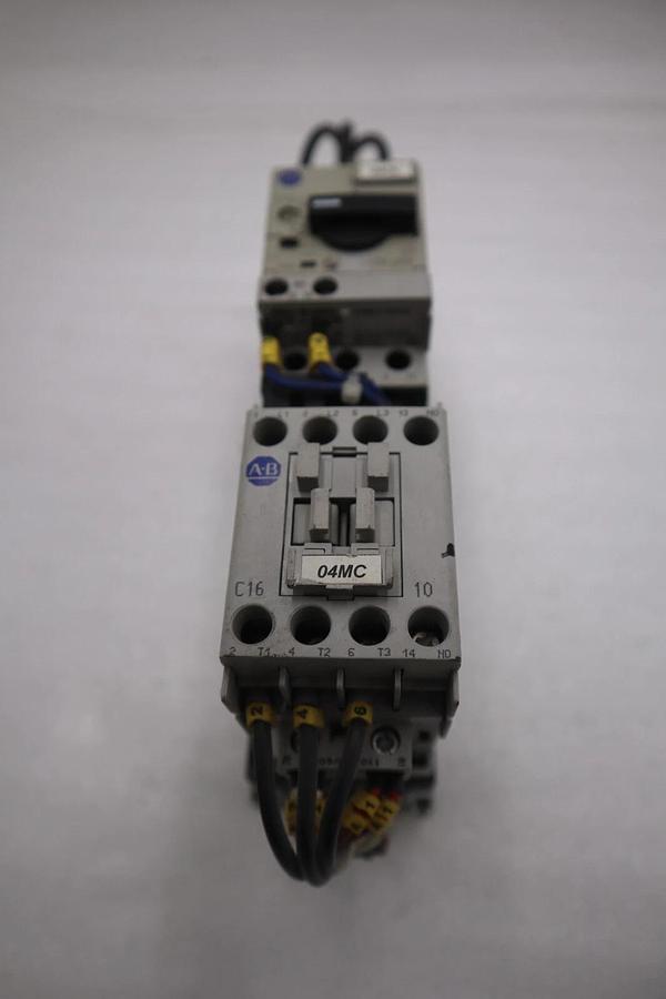 Used Allen Bradley 140M-D8N-C16/ 100-C16*10 Motor Circuit Protector STOCK 3987-A