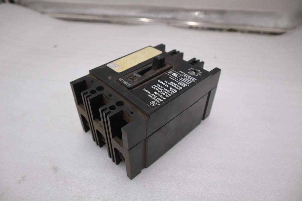 Used Westinghouse MCP0358CR Circuit Breaker 7A 3P 600VAC STOCK 5743CC