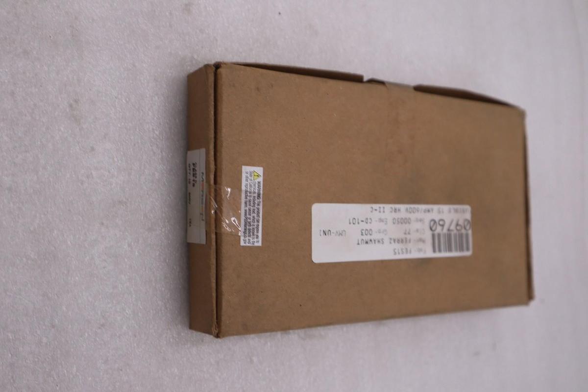 BOX OF 10 - Mersen FES15 FES-15 15A 600V Fuse - STOCK K1653A