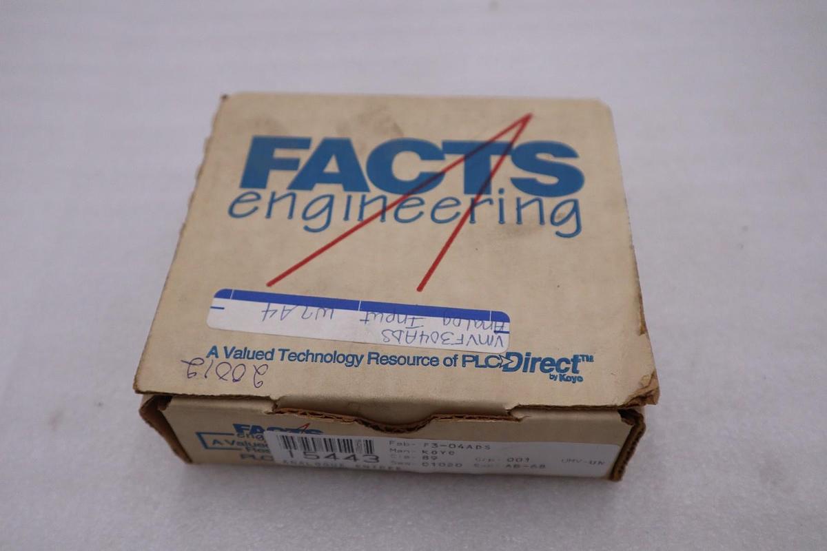 FACTS ENGINEERING F3-04ADS / F304ADS - NEW IN BOX - STOCK GF562A