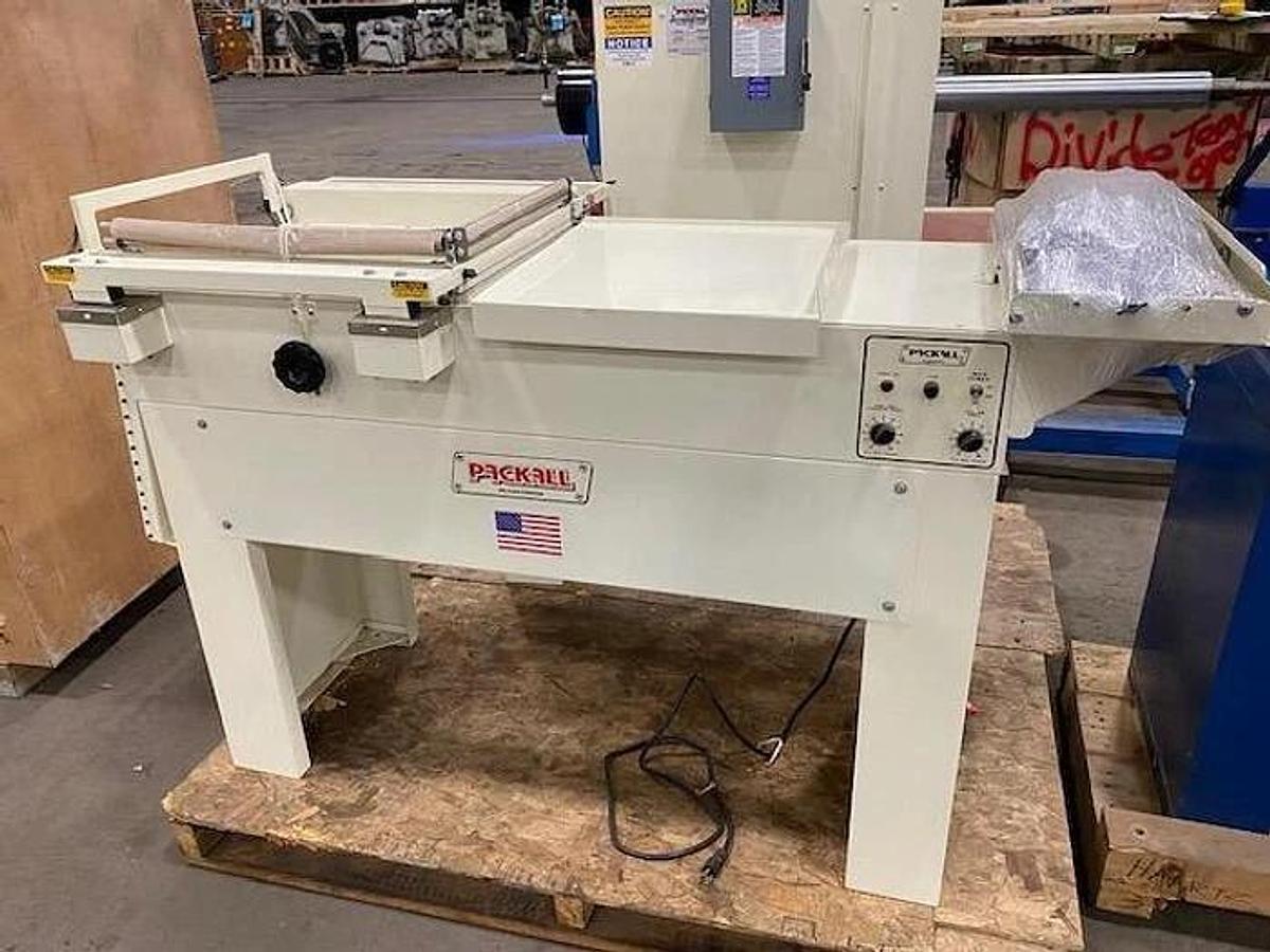 Used PACK-ALL / PACKALL MODEL L1620D L BAR SEALER WITH HEAT TUNNEL T12 X16 - 24BC
