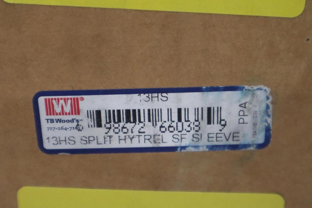 Used TB Woods 13HS Sure-Flex Split Sleeve Coupling Insert Hytrel - STOCK 1384CC