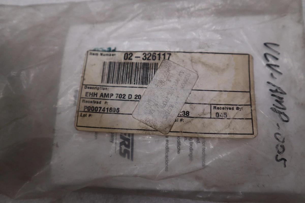 Used VICKERS EHH AMP 702 D 20 PLUG STOCK #B-3066
