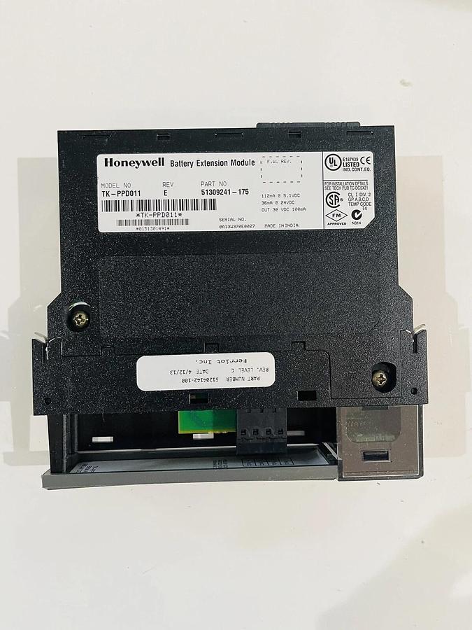 Used HONEYWELL TK-PPD011 51309241-175 BATTERY EXTENSION MODULE #K-449