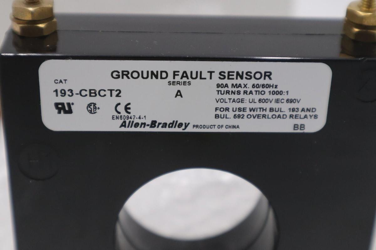Used NEW IN BOX Allen-Bradley 193-CBCT2 Ground Fault Sensor 40mm Core #G420A