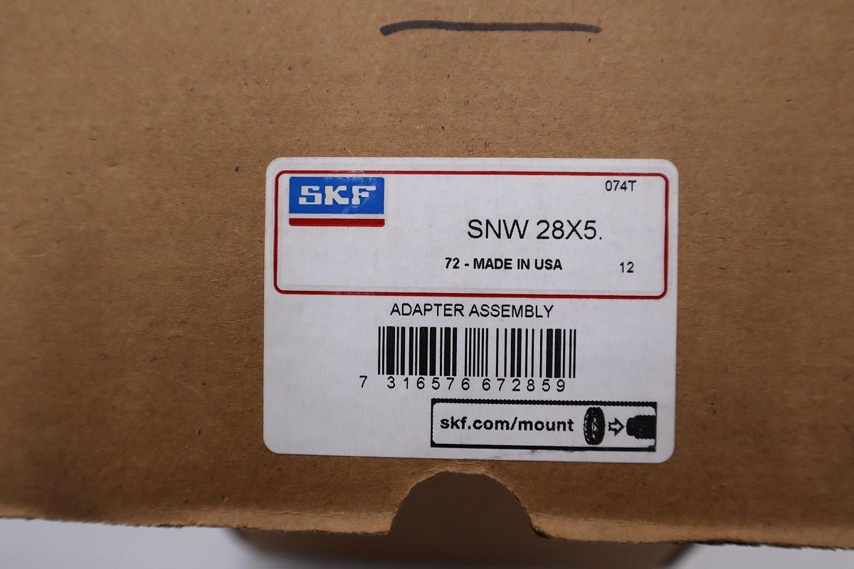 Used SKF SNW 28X5 Adapter Sleeve 5 INCH Bore NEW OPEN BOX STK GF88