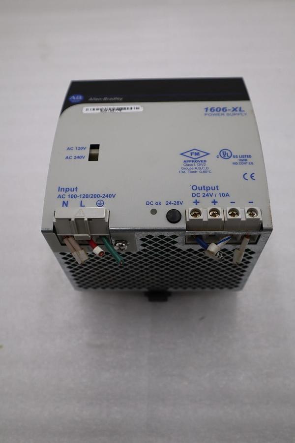 Used Allen-Bradley 1606-XL240E Ser A 1606-XL Power Supply (60 UNITS AVAILABLE) #H1739