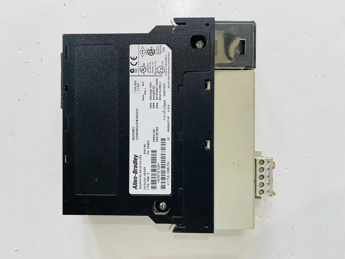 Used AB 1756-DNB D Module Communication Module Interface Module #K-851