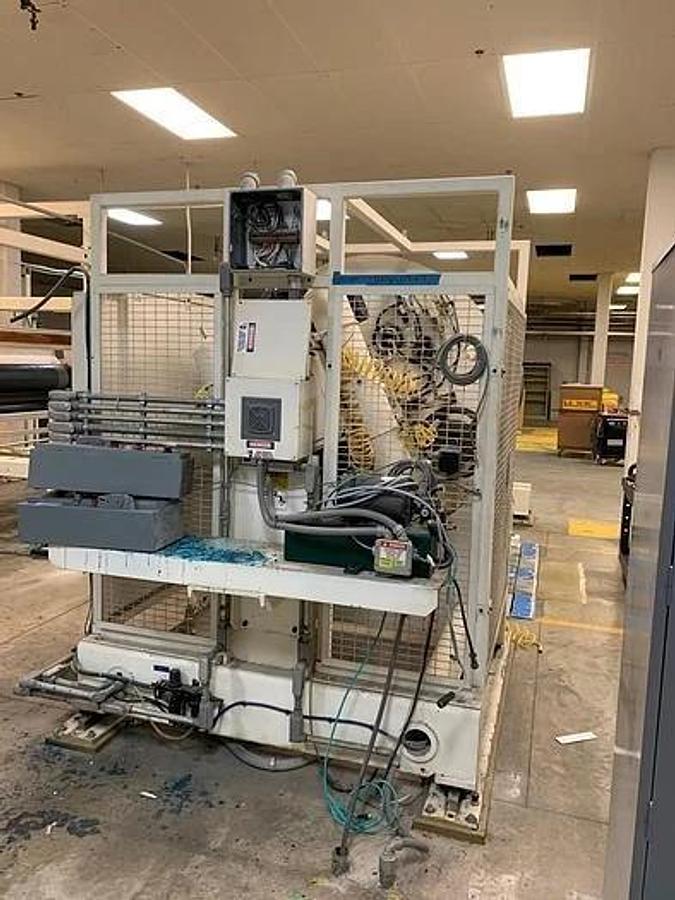 Used 66" GEOMETRICS SHAFTLESS TURRET UNWIND WITH SPLICING 40" OD CAPACITY