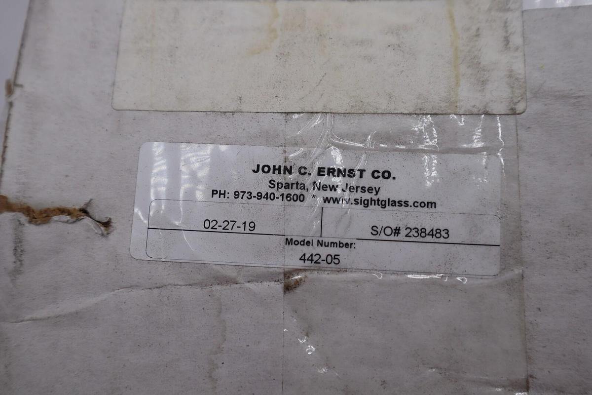 Used JOHN C ERNST CO. 442-05 STEEL VALVE STOCK #061-A