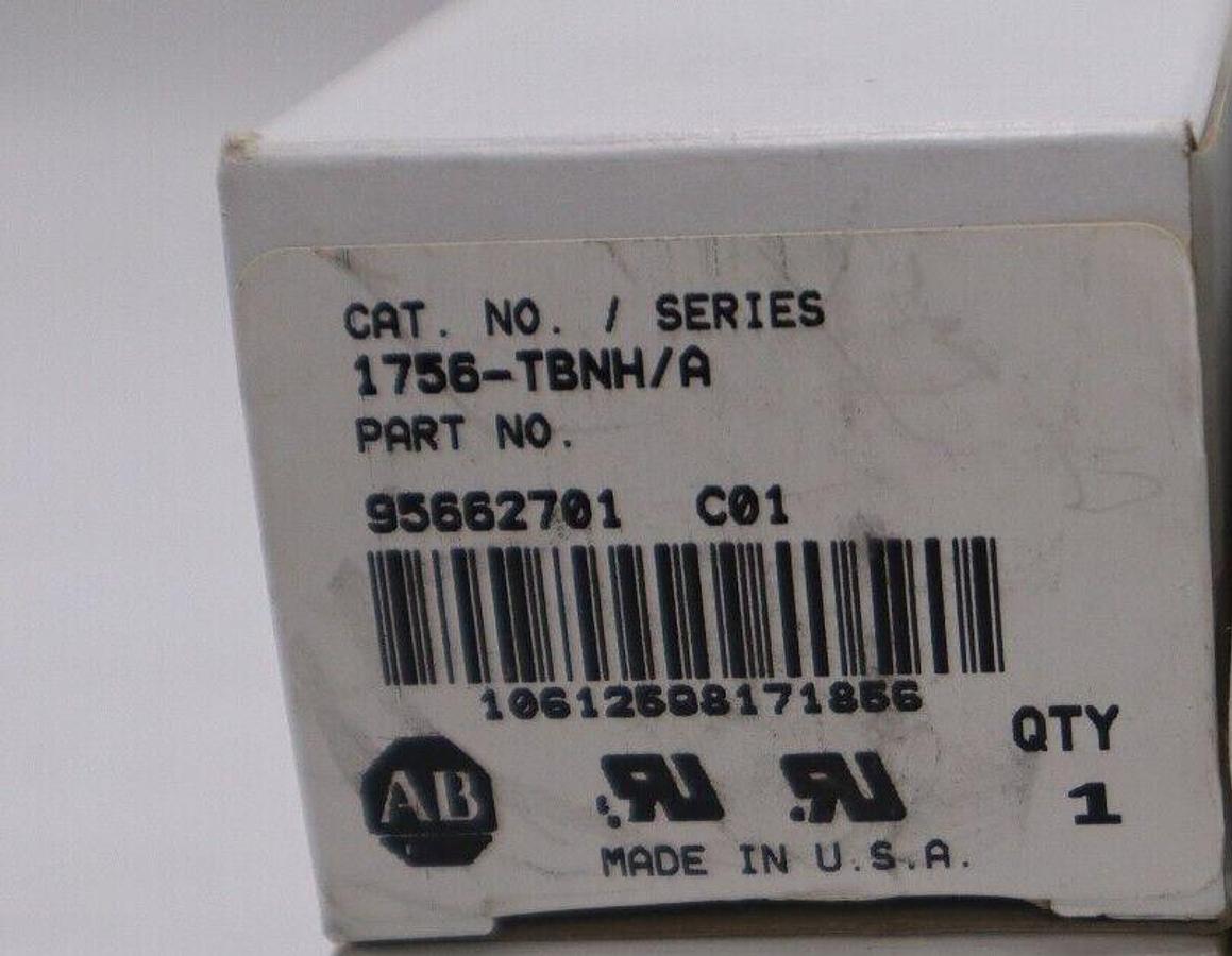 NEW Allen-Bradley 1756-TBNH/A ControlLogix STOCK G12A
