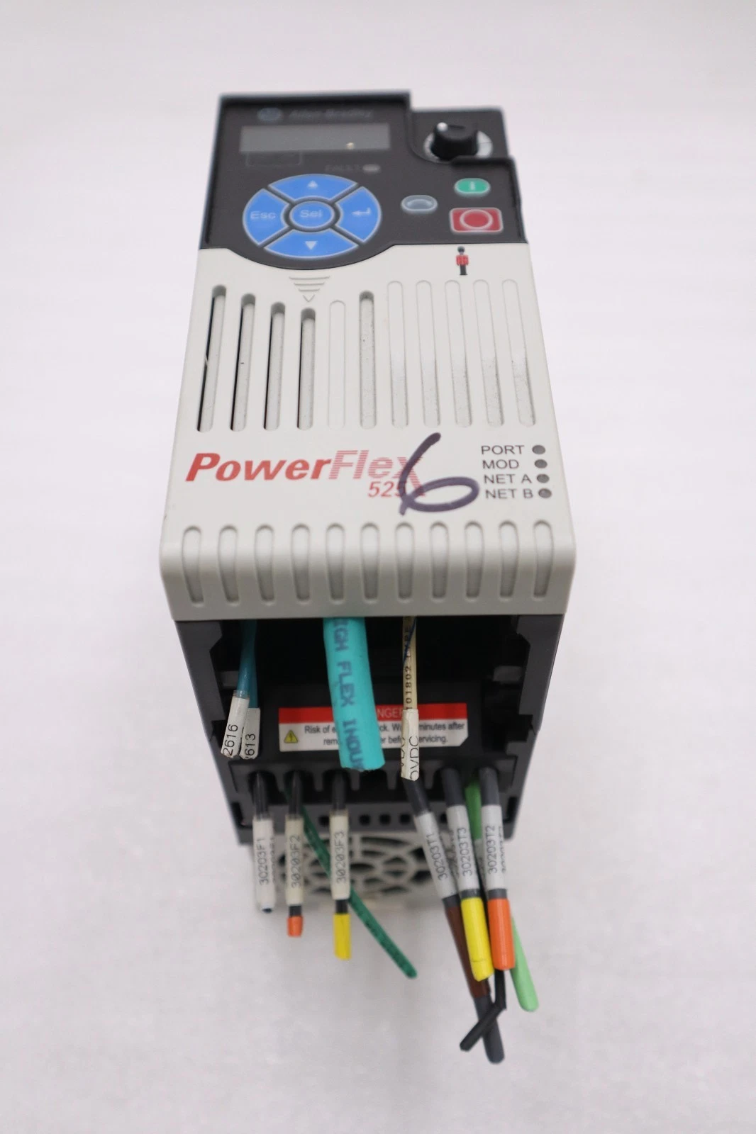 Used USED ALLEN BRADLEY 25B-D2P3N104 POWERFLEX 525 SER. A 1.0HP 25BD2P3N104 #H1818