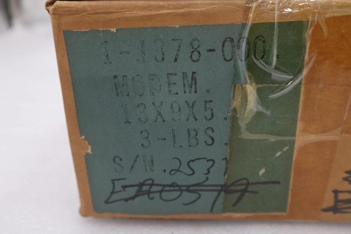 NEW OPEN BOX Modicon Gould AS-J378-000 Rev B Modem ASJ378000 STOCK G385